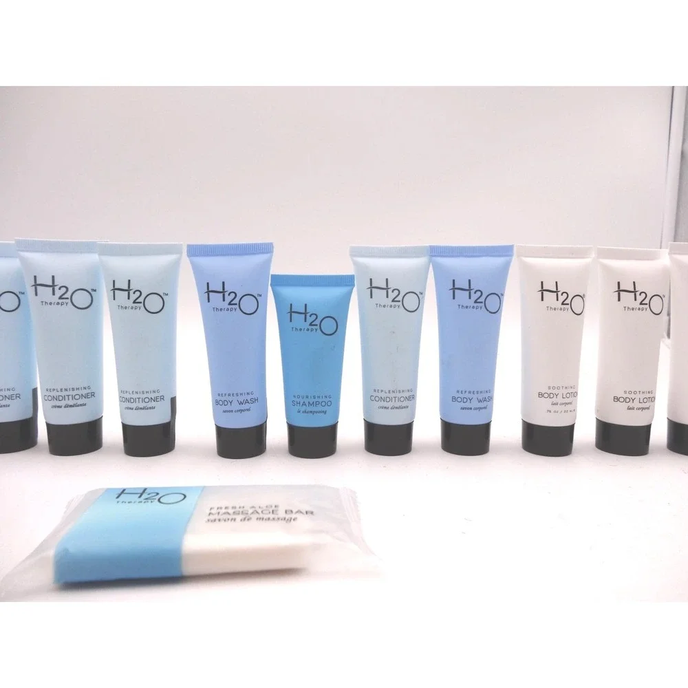 H2O Therapy Shampoo Conditioner Body Wash Travel Size NEW 15 pcs‎